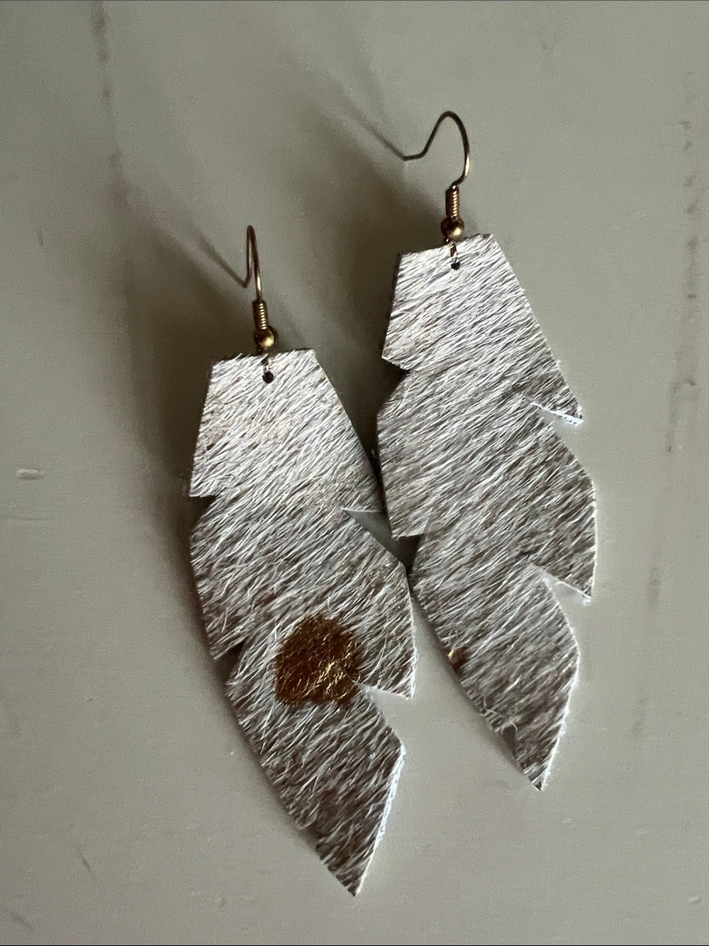 Silver Leaf Drop Earrings - Women Jewelry